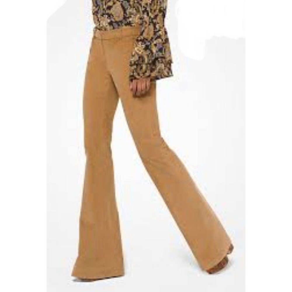 MICHAEL Michael Kors Corduroy Flares Pant Camel 6 - Picture 2 of 12